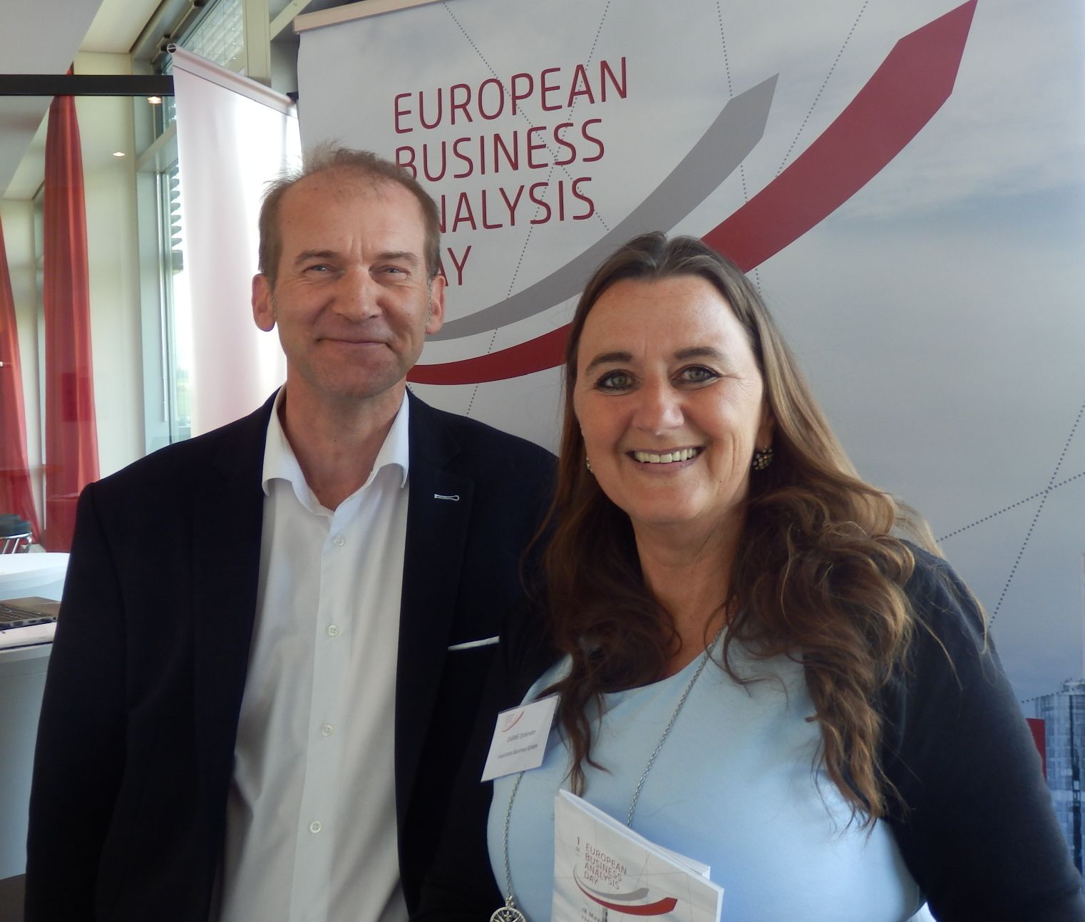 BA Day 2018: Sabine Ostlender, managing director of masVenta Business GmbH, and Robert Baumgartner, PMP, VP Finance & Sponsoring of PMICC