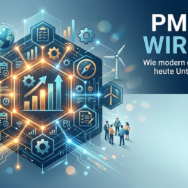 Webinar Headerbild PMO mit Wirkung (KI-generiert via Google Gemini)