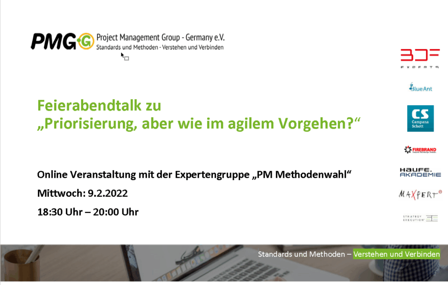 2022-02-09 -  Priorisierung, aber wie im agilen Vorgehen?- Volker Hadas