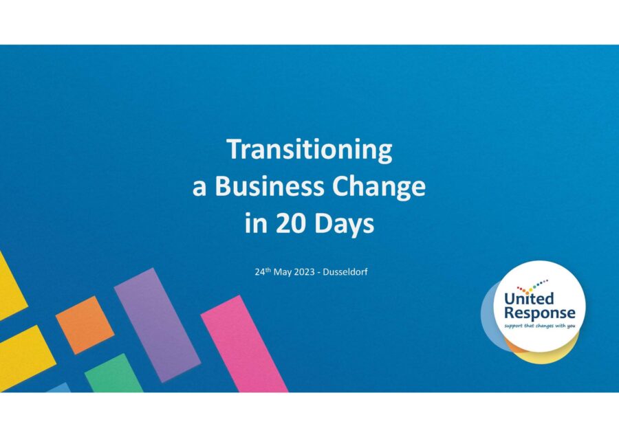 05/2023: Transitional Change – Implementing Emergency Management, Dr. Mark Reeson